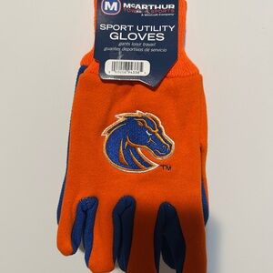 McArthur Sports Utility Gloves Orange and Blue Boise state